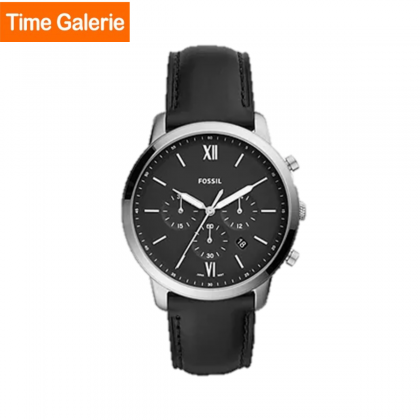Fossil FS5452 Neutra Chronograph Black Leather Casual Men Watch